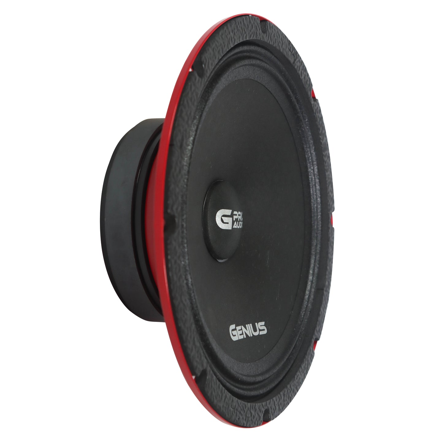 Par de Bocinas para Auto Medios Rango Profesional Delgado MR038P 8" – Genius Audio