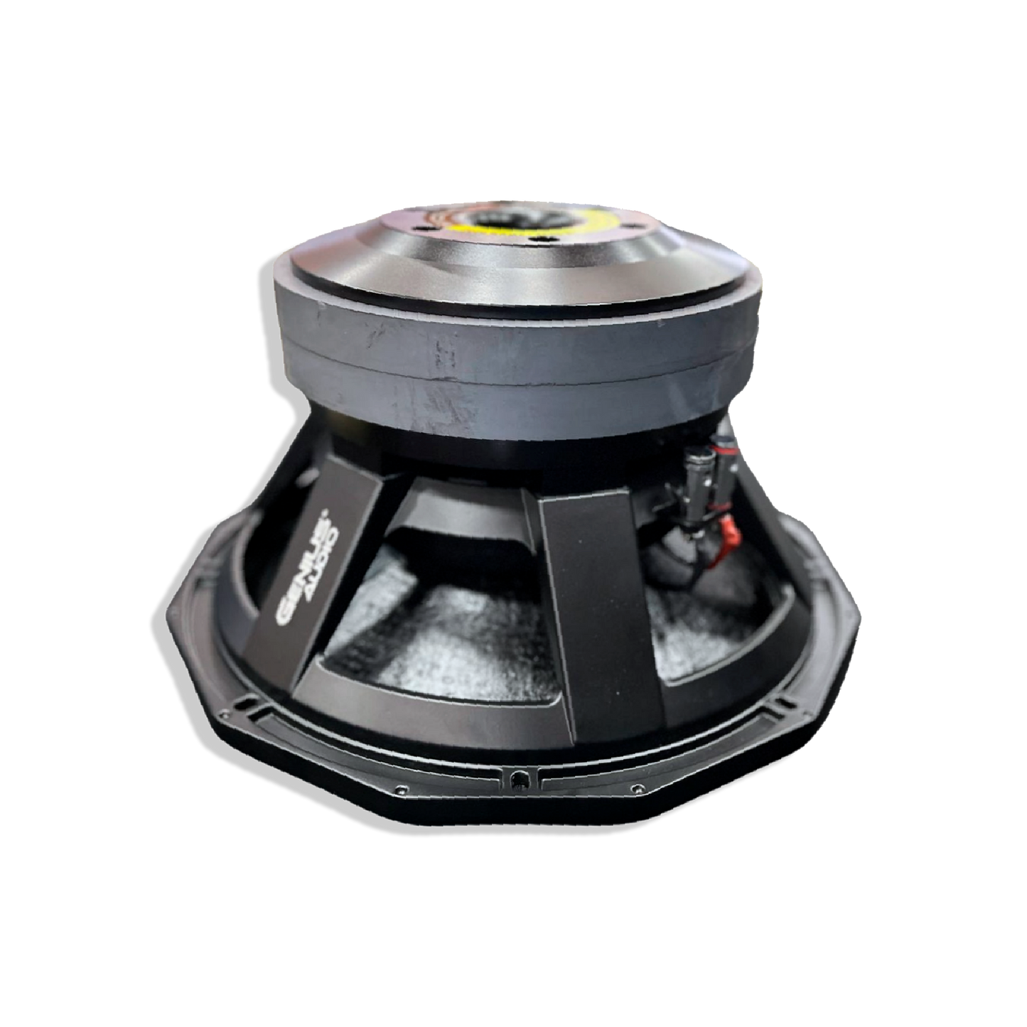 Bocina Genius Audio 15 Pulgadas Profesional 2000W RMS | Woofer / Subwoofer Ferrita Y35 Alta Potencia 2, 4 y 8 Ohms Audio Profesional para Carro