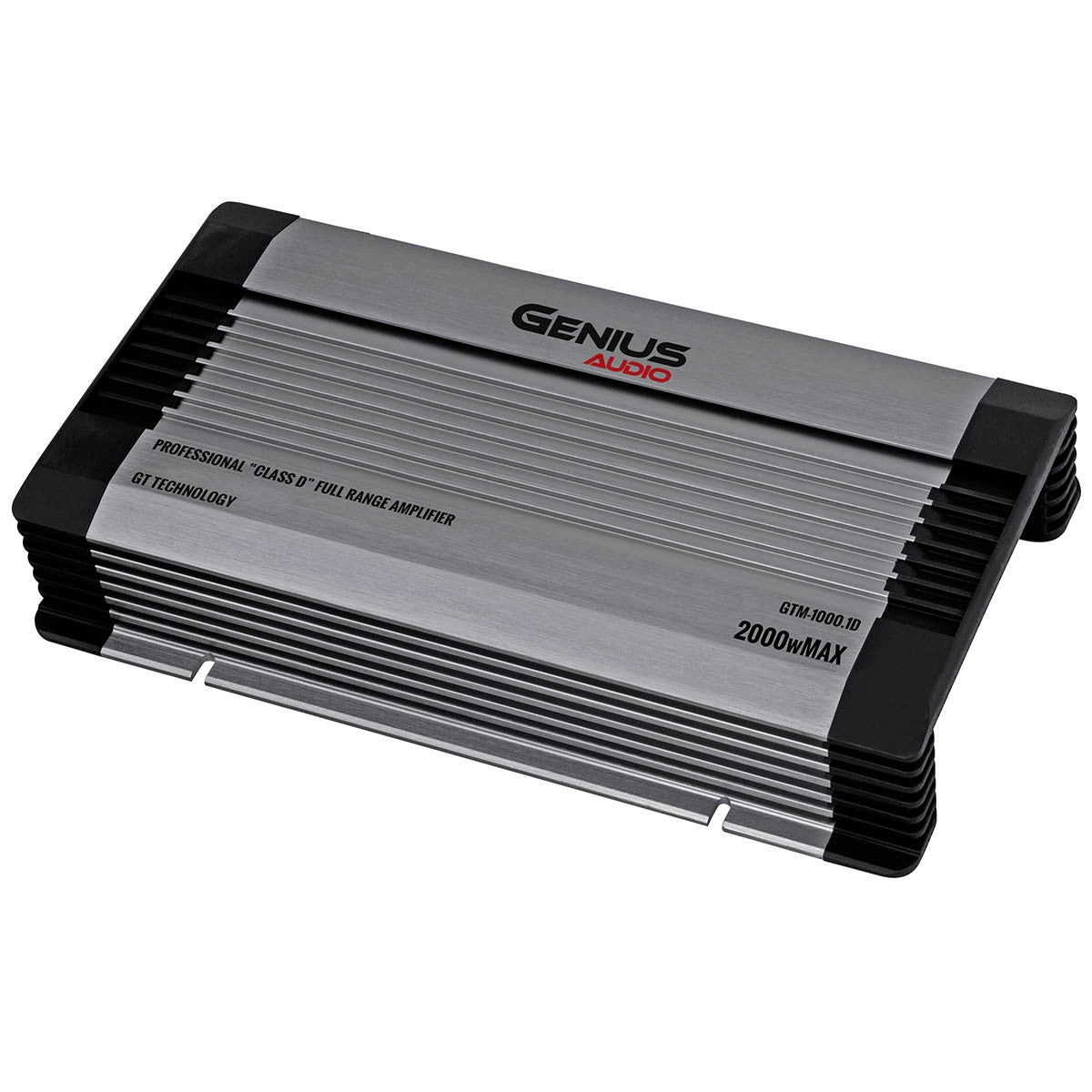 AMPLIFICADOR COMPACTO DIGITAL SERIE GTM 1 CANAL 2000 WMAX / 1000 WRMS X 1 CH ESTABLE 1 OHM MONO