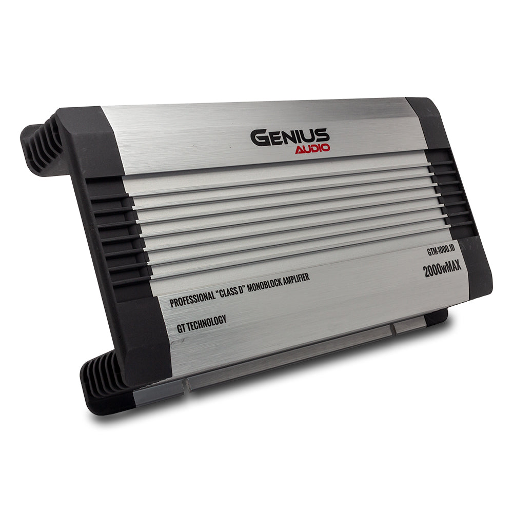 Amplificador para Carro Clase D Genius Audio GTM-1000.1D Compacto Digital