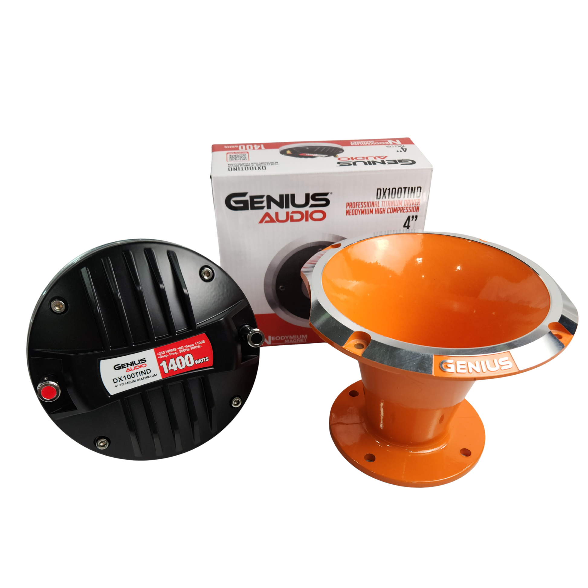 Driver Titanium Neodimio DX100TIND Genius Audio con Trompeta de