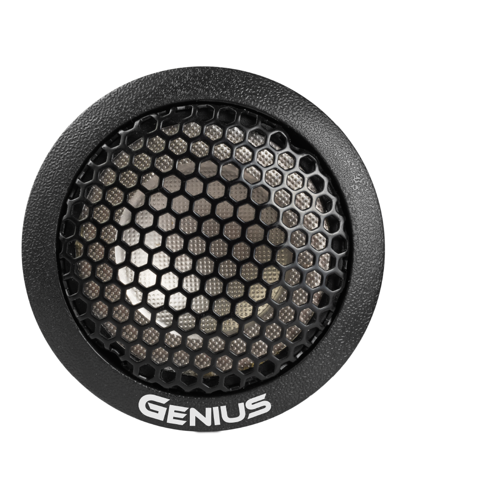 Par de Tweeter Genius Audio para Carro de Neodimio con Cúpula Invertida de Aleación de Aluminio y Magnesio