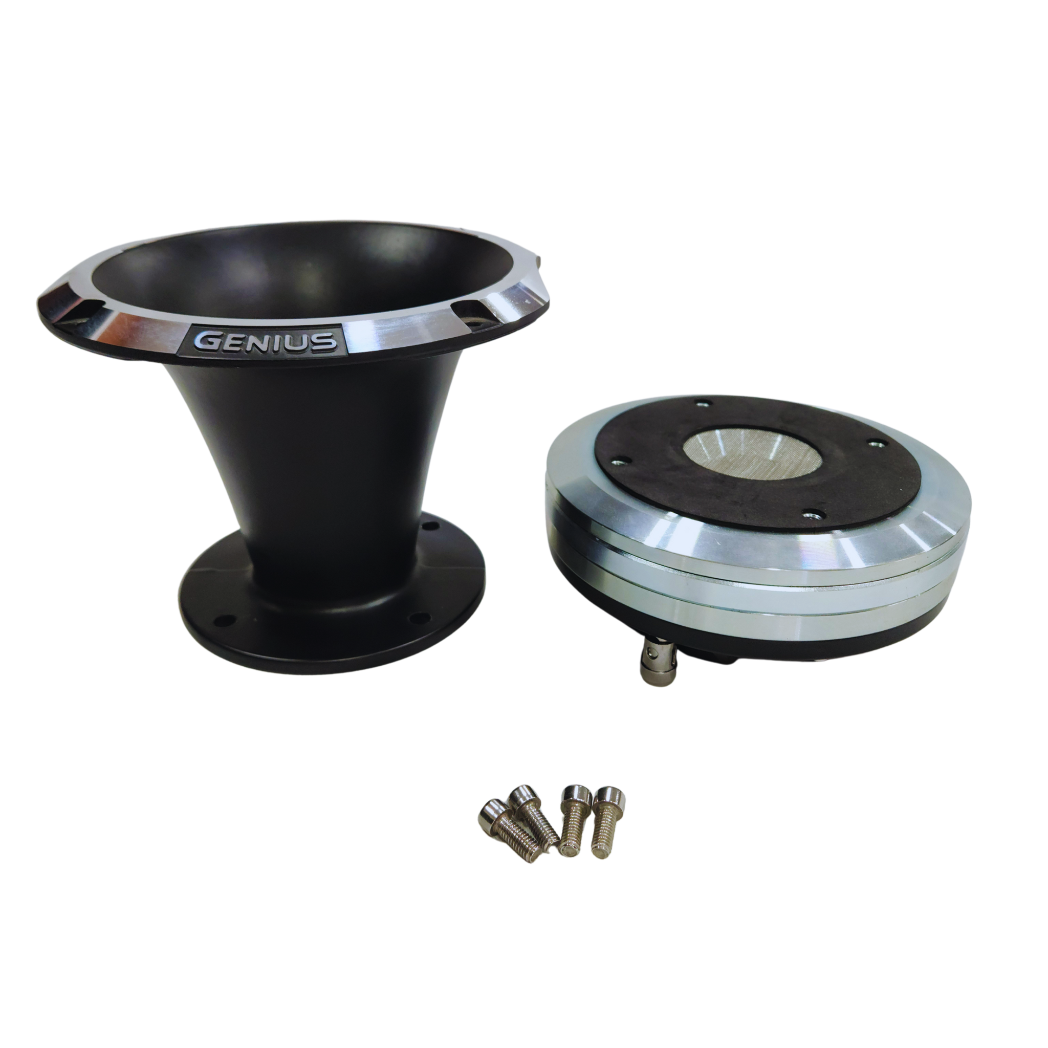 Driver Fenólico Profesional Genius Audio con Trompeta de Aluminio Colo ...