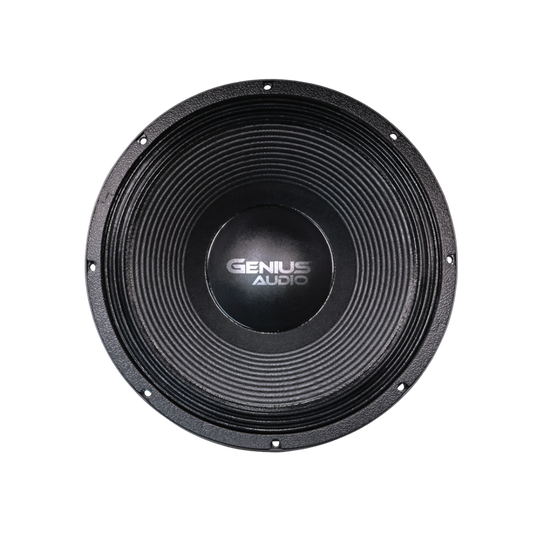 Bocina Genius Audio Profesional 18” 2500W RMS Woofer Neodimio | Subwoofer Alta Potencia 1 Ohm / 2 Ohms Graves Potentes