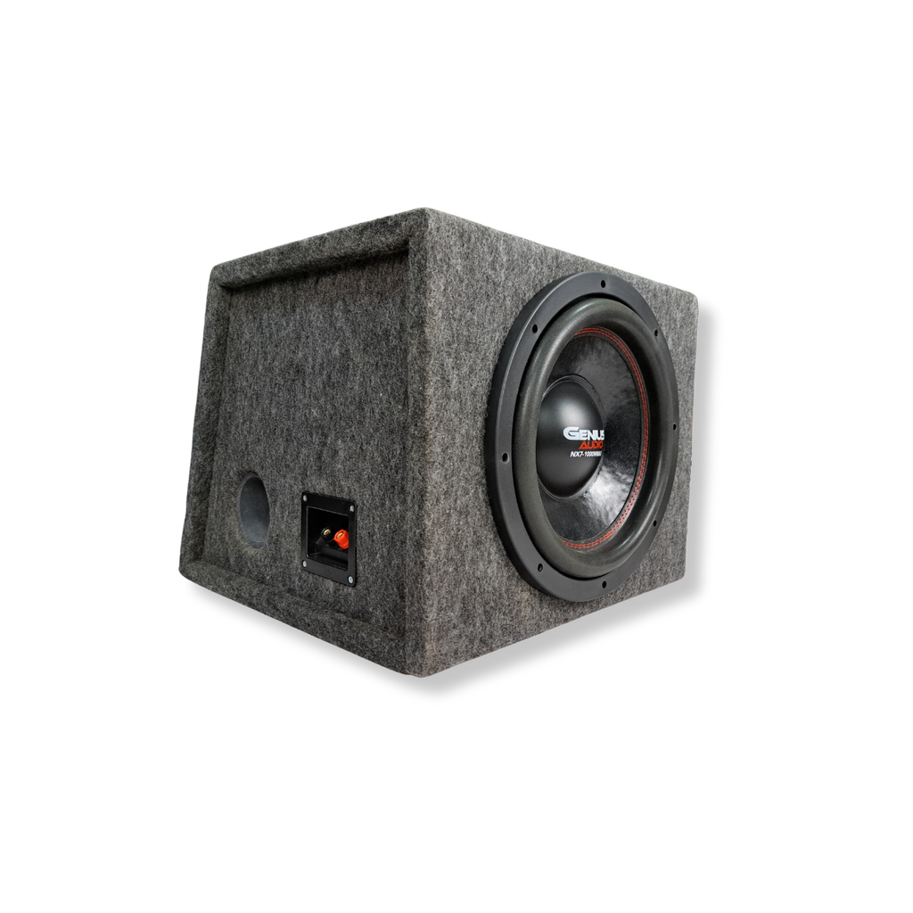 Combo Cajón Acústico con un Subwoofer Nitro 12" mas Amplificador y Par de Bocinas