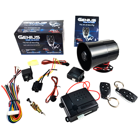 Alarma Automotriz Inteligente Metalica Antirrobo Genius Pro