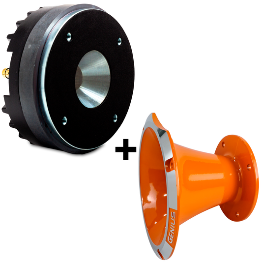 Driver De Compresion Agudo 60wrms +difusor De Aluminio Negro