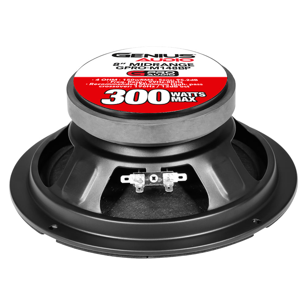 PAR DE ALTAVOCES GENIUS MEDIO RANGO 8” CON BALA