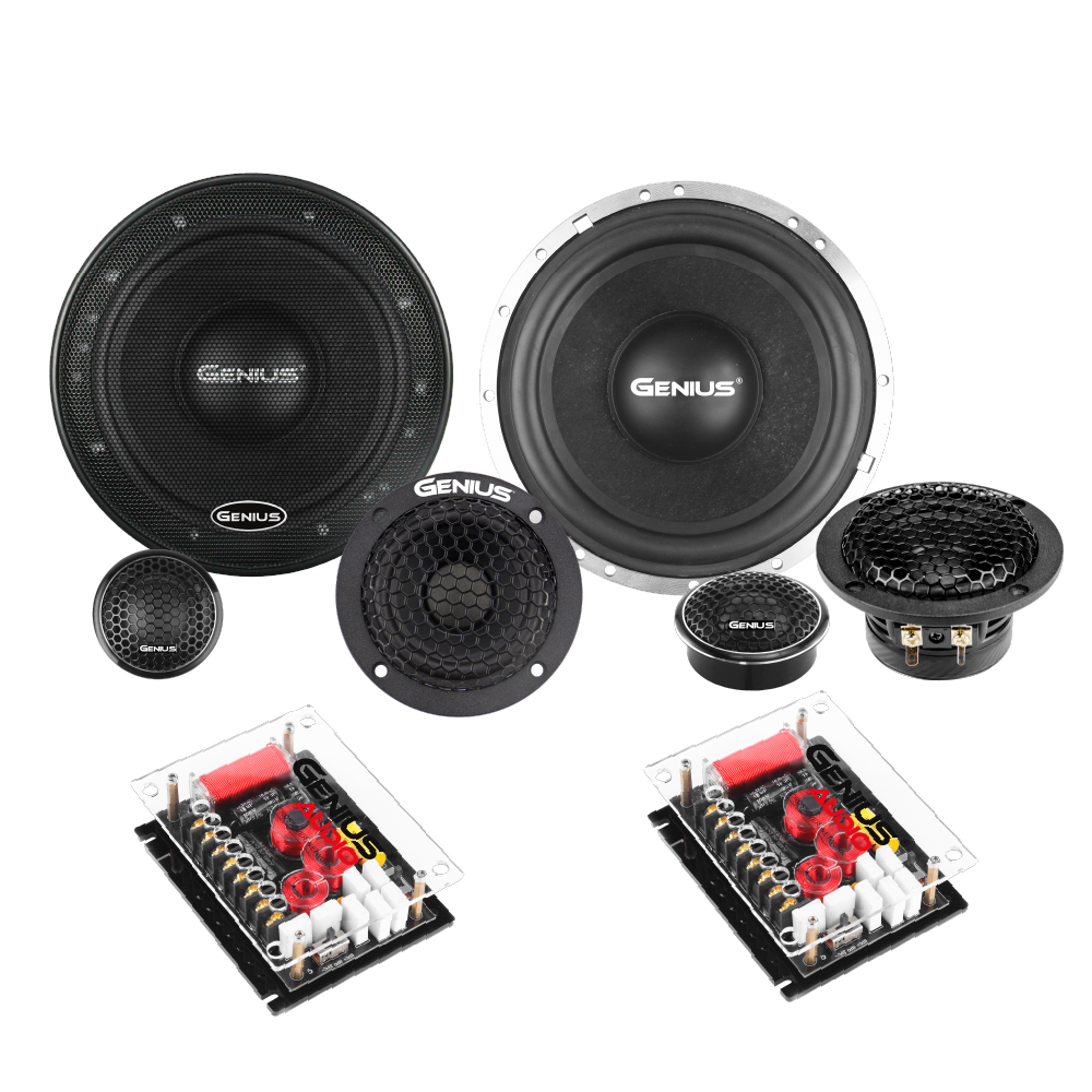 Kit de Bocinas para Carro Genius GXQ65.3COM – Audio Premium en 3 Vías