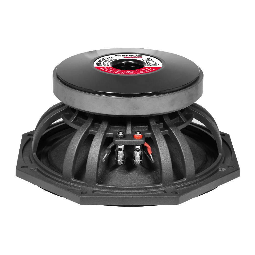 Bocina Profesional para Carro MBX0910 medio rango octagonal de 10” Genius Audio