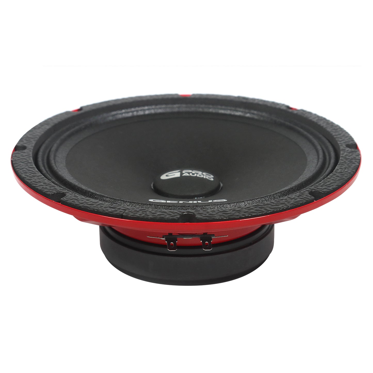 Par de Bocinas para Auto Medios Rango Profesional Delgado MR038P 8" – Genius Audio