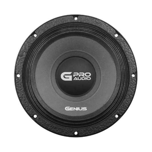 Bocina Profesional MR098C para Carro Medio Rango de 8” Genius Audio
