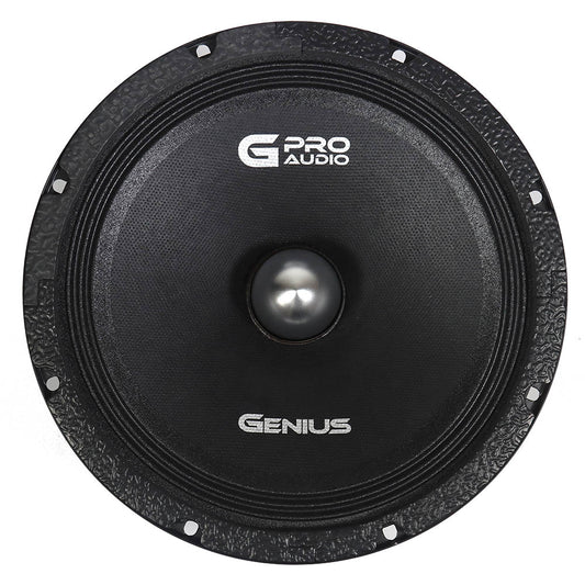 Par de Bocinas de Medios Profesional MR108BP 8" con Bala para Auto – Genius Audio