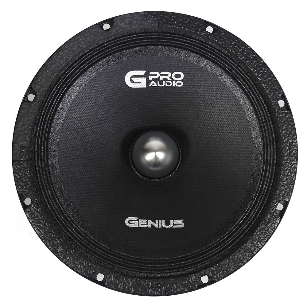 Par de Bocinas de Medios Profesional MR108BP 8" con Bala para Auto – Genius Audio