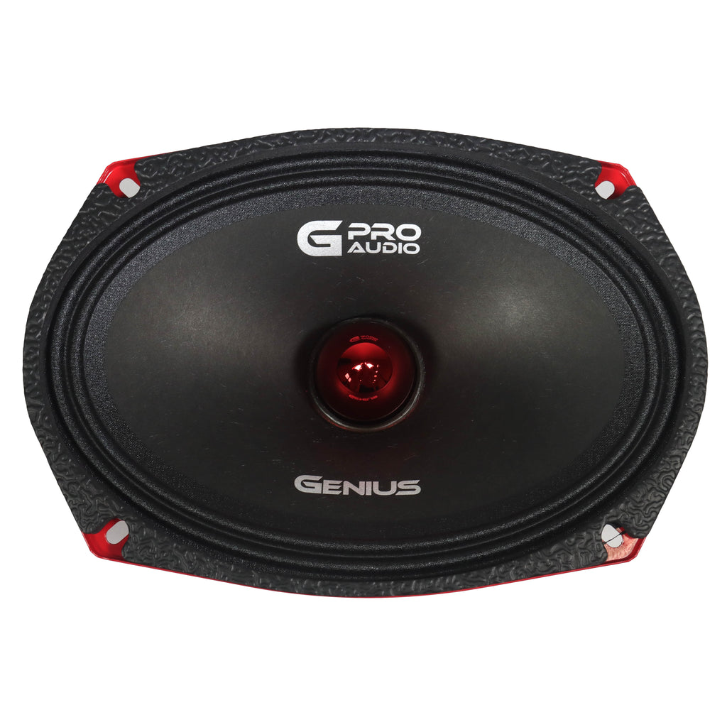 Par de Bocinas de Medios Profesional MR69BP 6x9" con Bala para Auto – Genius Audio