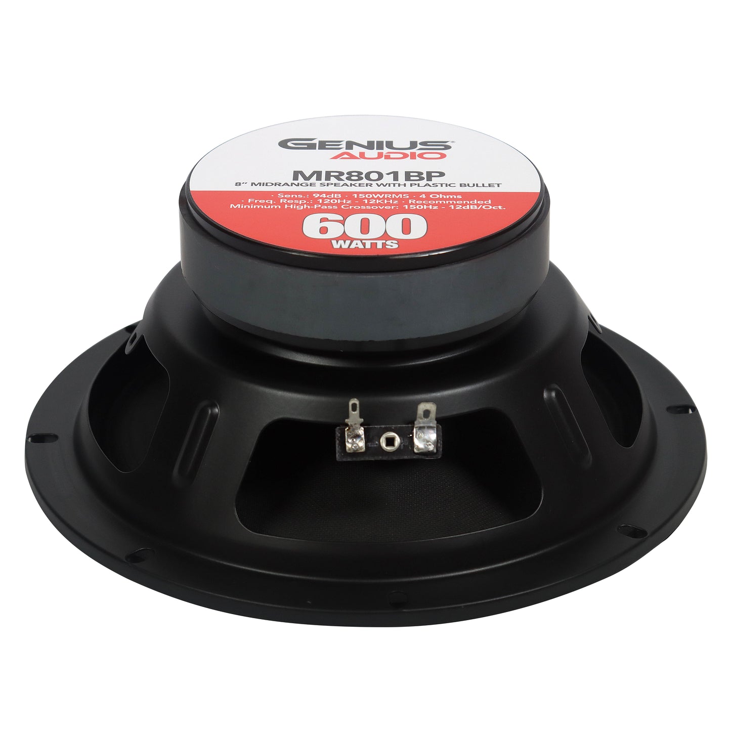 Par de Bocinas de 8" para Auto Medio Rango con Bullet MR801BP
