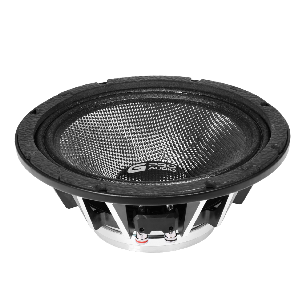 Bocina para Carro MRC68ND Medio Rango de 8” con Domo de Fibra de Carbono Resistente al Agua