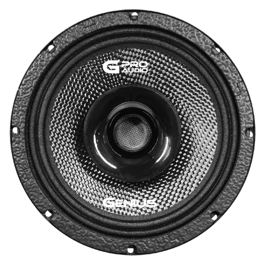 Par de Altavoz MRH8.2CP Híbrido Profesional Delgado de 8” con Fibra de Carbono Resistente al Agua y Bocina de Driver de Comprensión de 1”