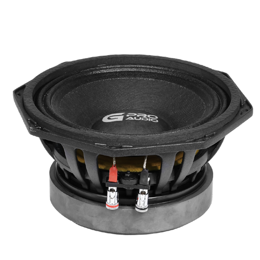 Bocina Genius Audio para Carro Medio Rango octagonal de 6.5” Imán de Ferrita