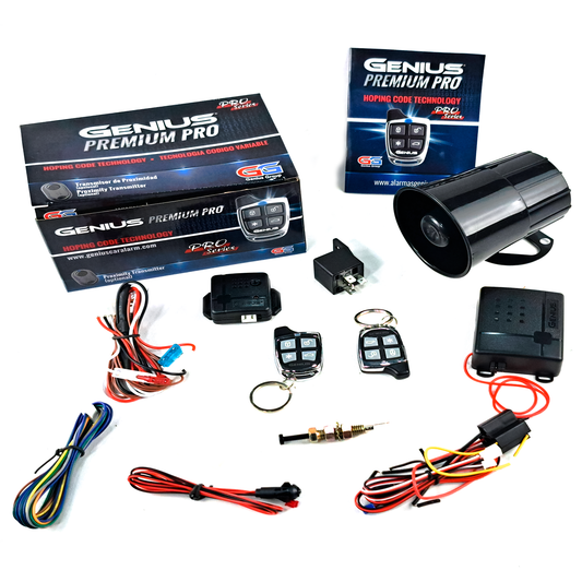 Alarma Automotriz Premium Pro Genius Antirrobo Universal