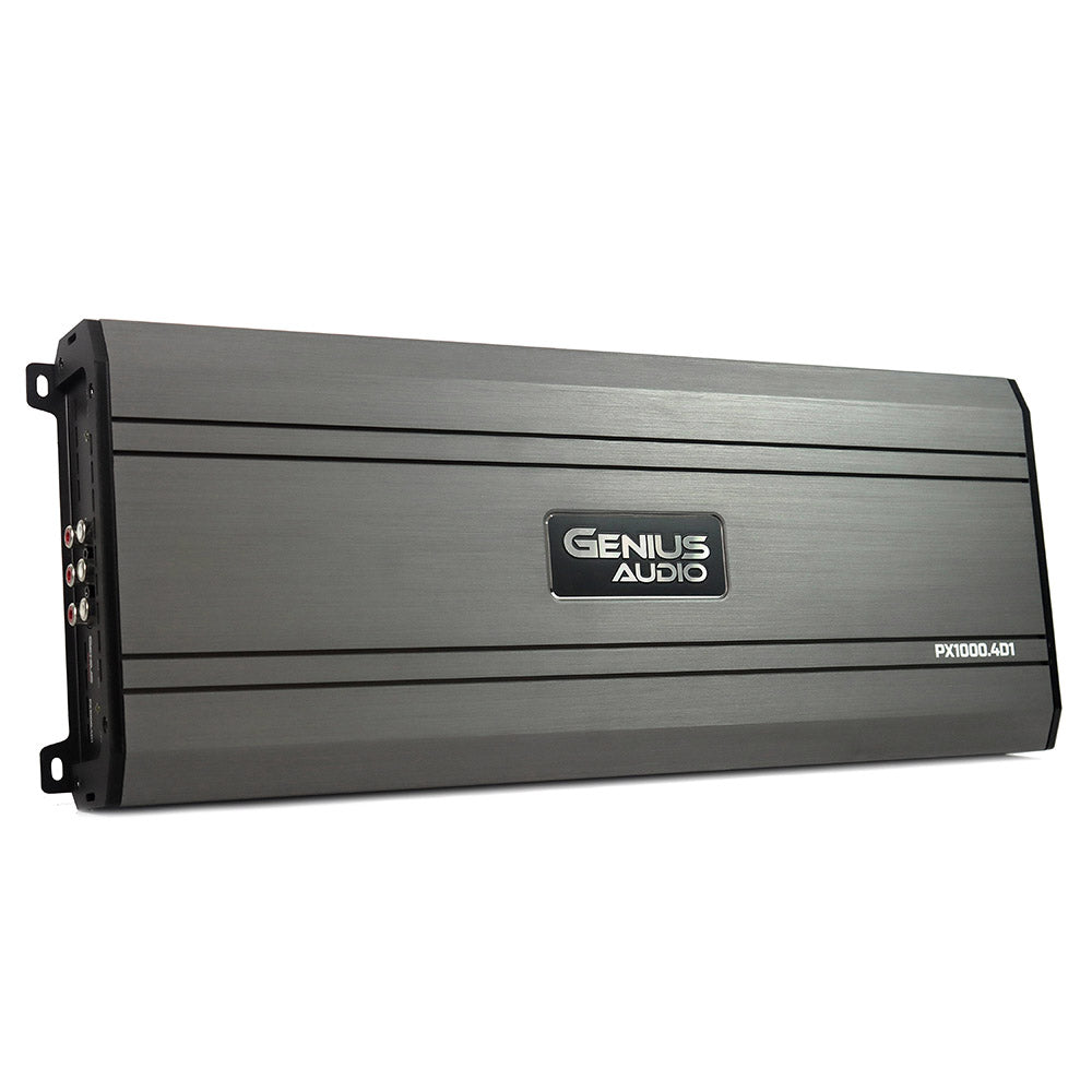 Amplificador Genius Audio PX1000.4D1 Clase D Full-Range Estéreo de 4CH