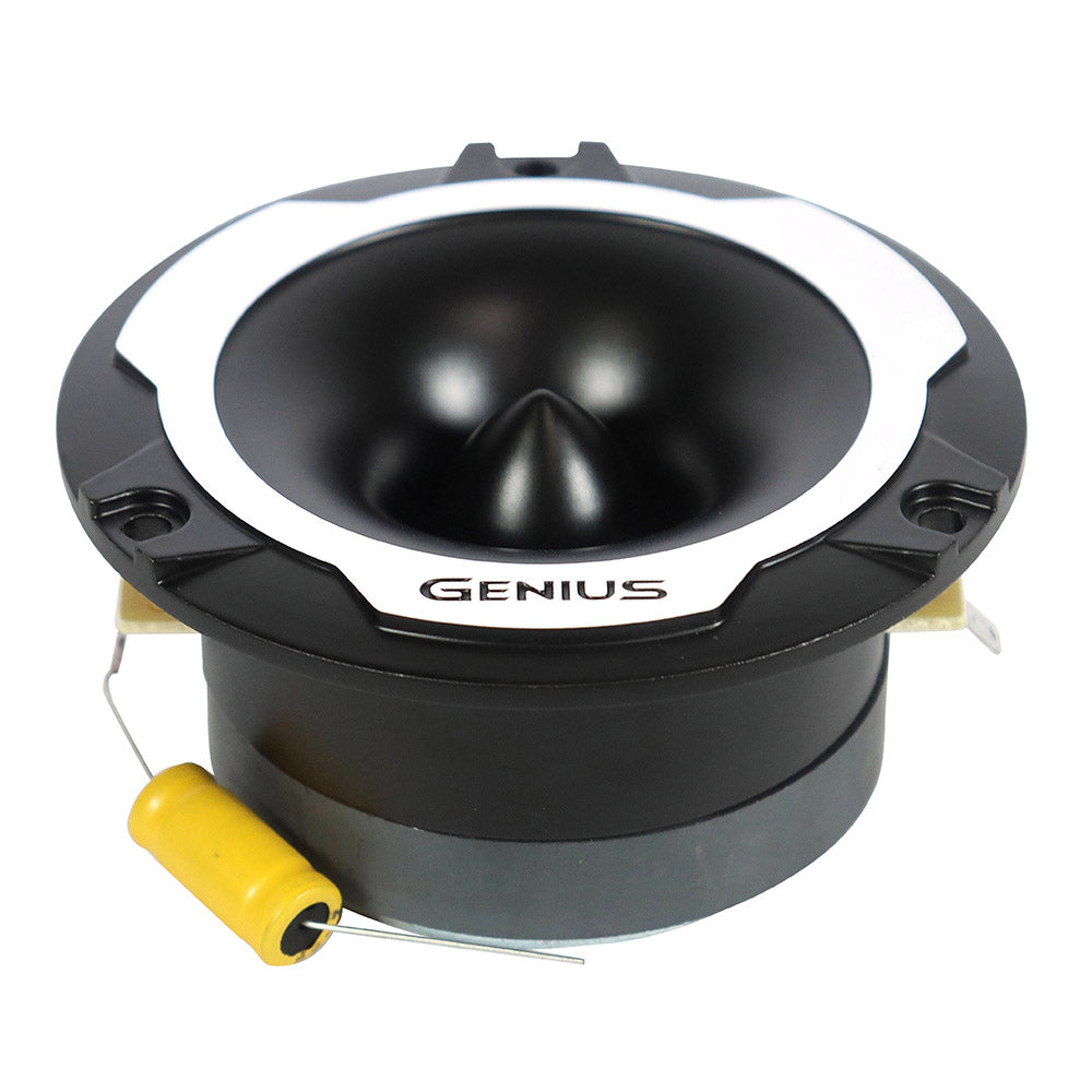 Par de Bocinas para Carro Genius Audio Tweeter de 3.8 PulG con 40 wrms con diafragma aluminio, Impedancia de 4 Ohms modelo TWR120BP