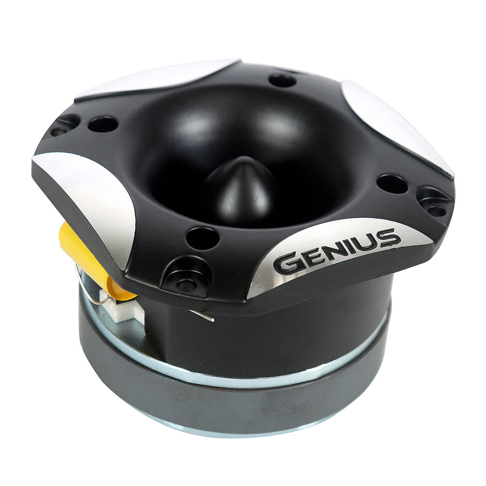 Bocina Tweeter de 4" de Alto Rendimiento con Bobina de 1.5", 120W RMS y Diafragma de Aluminio Genius Audio
