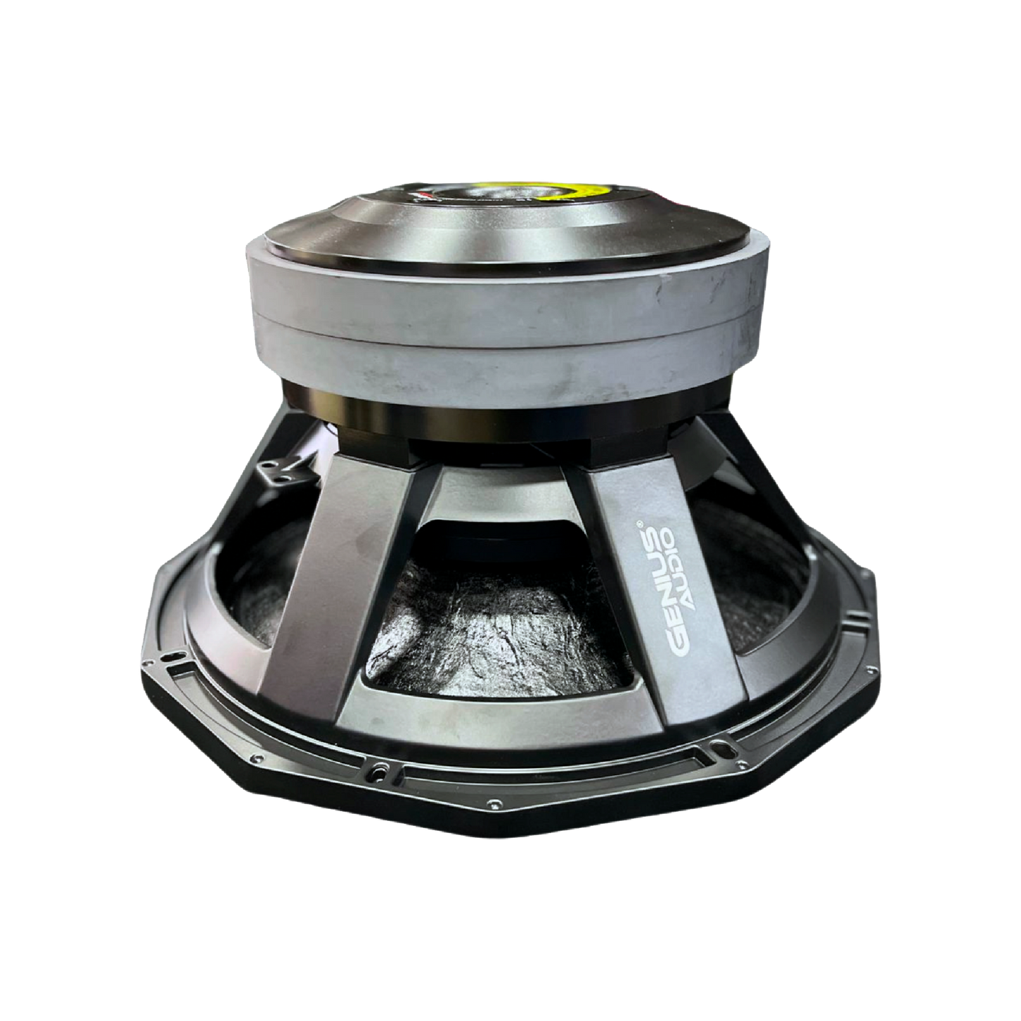 Bocina Genius Audio 15 Pulgadas Profesional 2000W RMS | Woofer / Subwoofer Ferrita Y35 Alta Potencia 2, 4 y 8 Ohms Audio Profesional para Carro