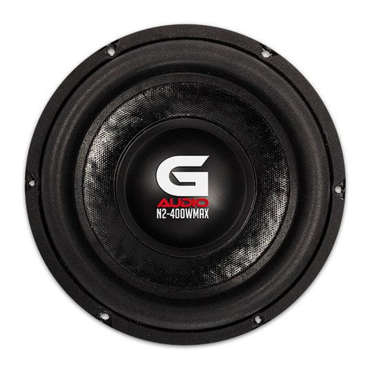 SUBWOOFER 6.5" SERIE NITRO 400 WMAX/200 WRMS DOBLE BOBINA 4 OHM BOBINA DE ALAMBRE REDONDO DE COBRE