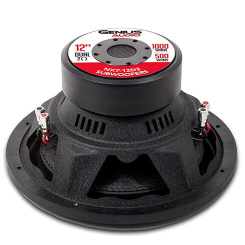 NX7-12D2 SUBWOOFER 12" 1000 WMAX / 500 WRMS BOBINA DOBLE 2 OHM