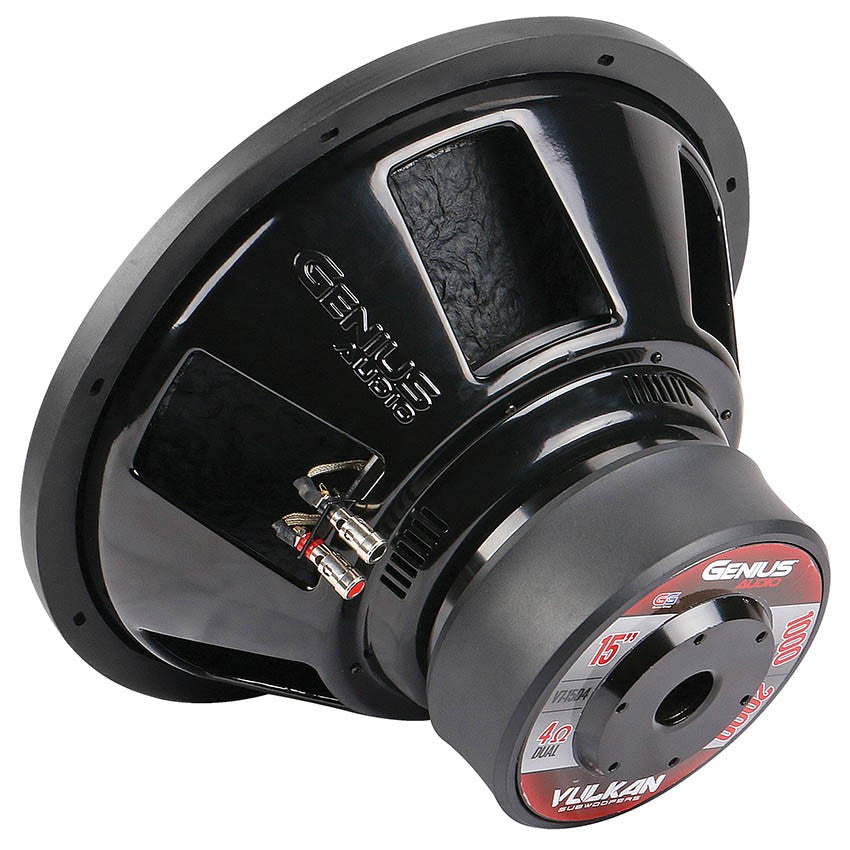 Bocina Subwoofer de 15” Vulkan de 4ohms para Carro Genius Audio V7-15D ...