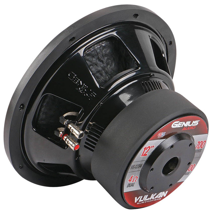 Bocina para Carro Subwoofer de 12” Vulkan Genius Audio V6-12D4 – Genius ...