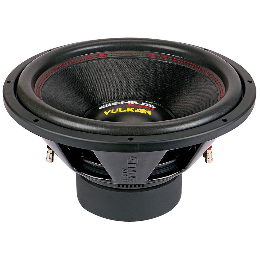 SUBWOOFER 15" SERIE VULKAN  1400 WMAX / 700 WRMS DOBLE BOBINA 4 OHM BOBINA DE ALAMBRE REDONDO DE COBRE